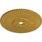 Ekena Millwork Melonie Ceiling Medallion (Fits Canopies up to 6 1/4"), 36 1/4"OD x 1 7/8"P, Iridescent Gold CM36MEIGS - alternate 3